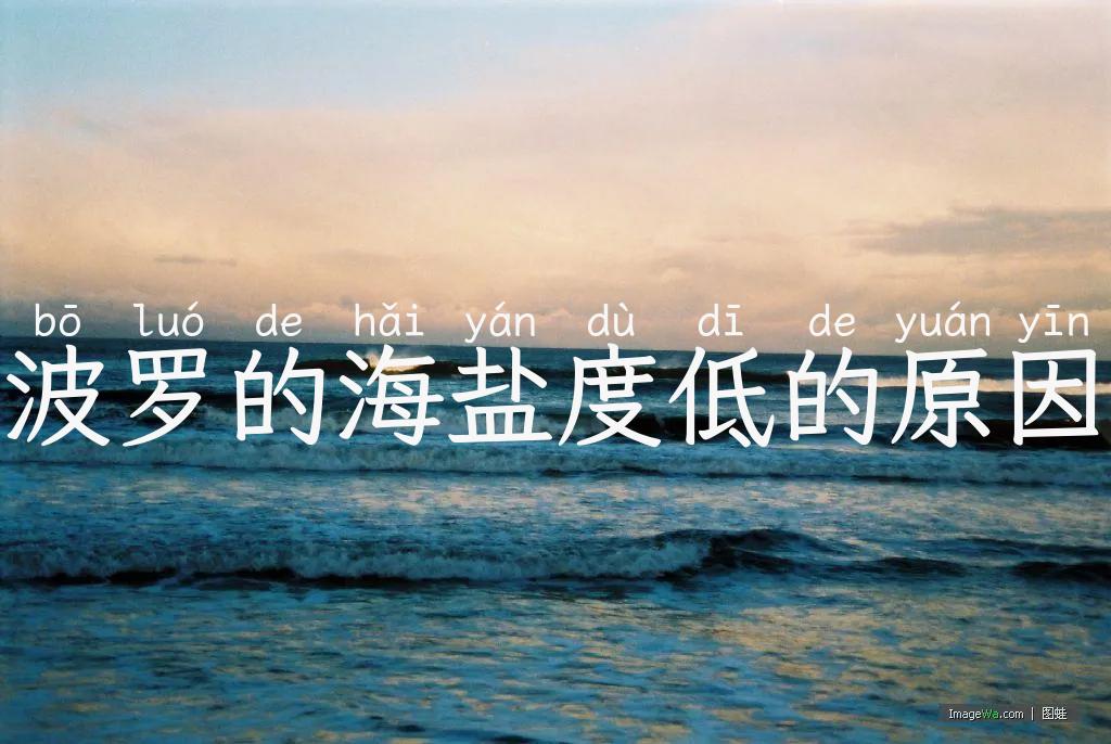 波罗的海盐度低的原因